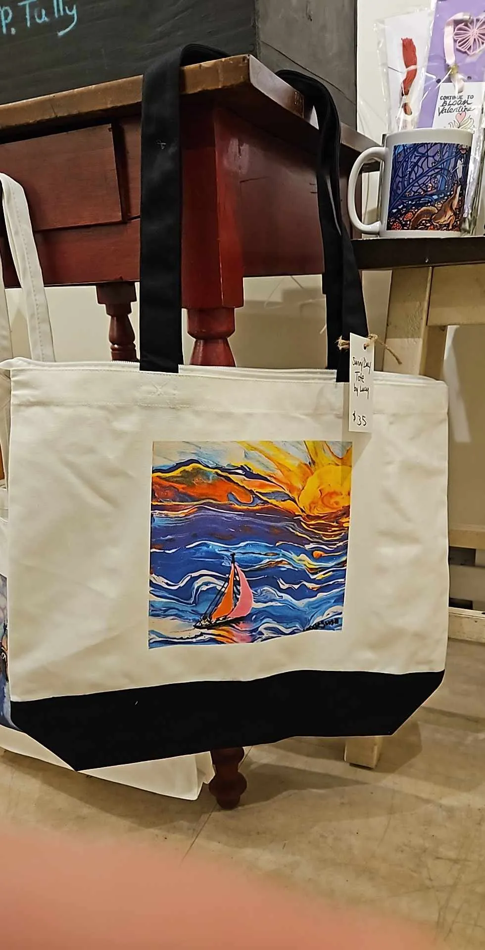 Large tote bag by Lucy De Sousa
