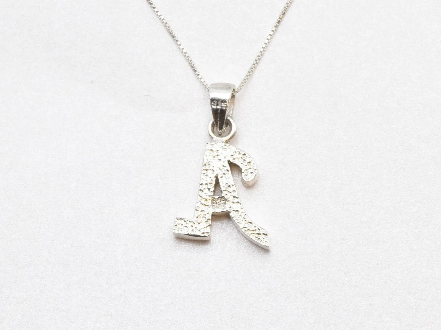Letter A Pendant - Capital A Necklace - Alphabet Letter Pendant