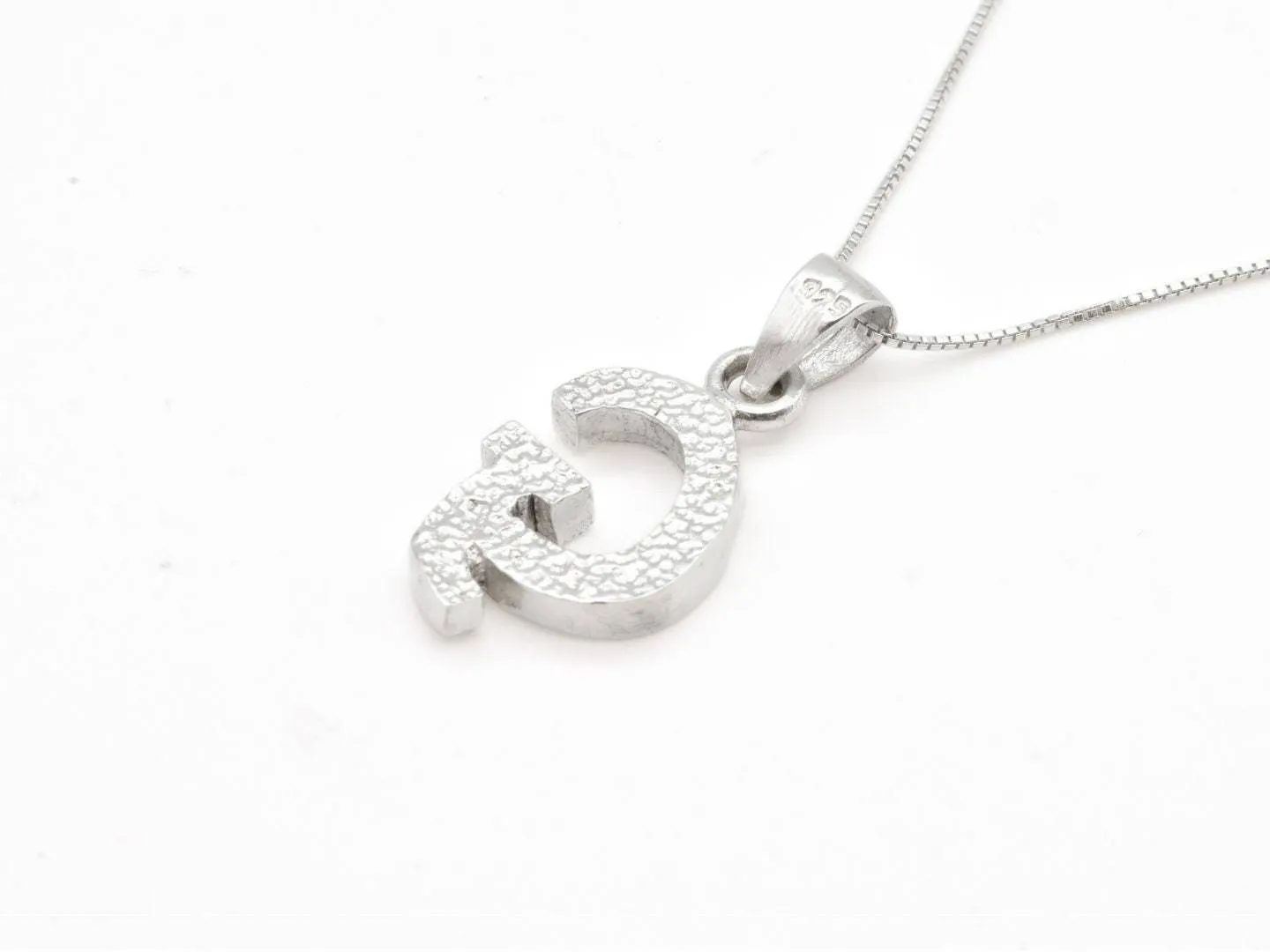 Letter G Pendant - Name Initial G Necklace - Personalized Gift