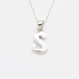 Letter S Pendant - Name Initial Pendant - Personalized Gift