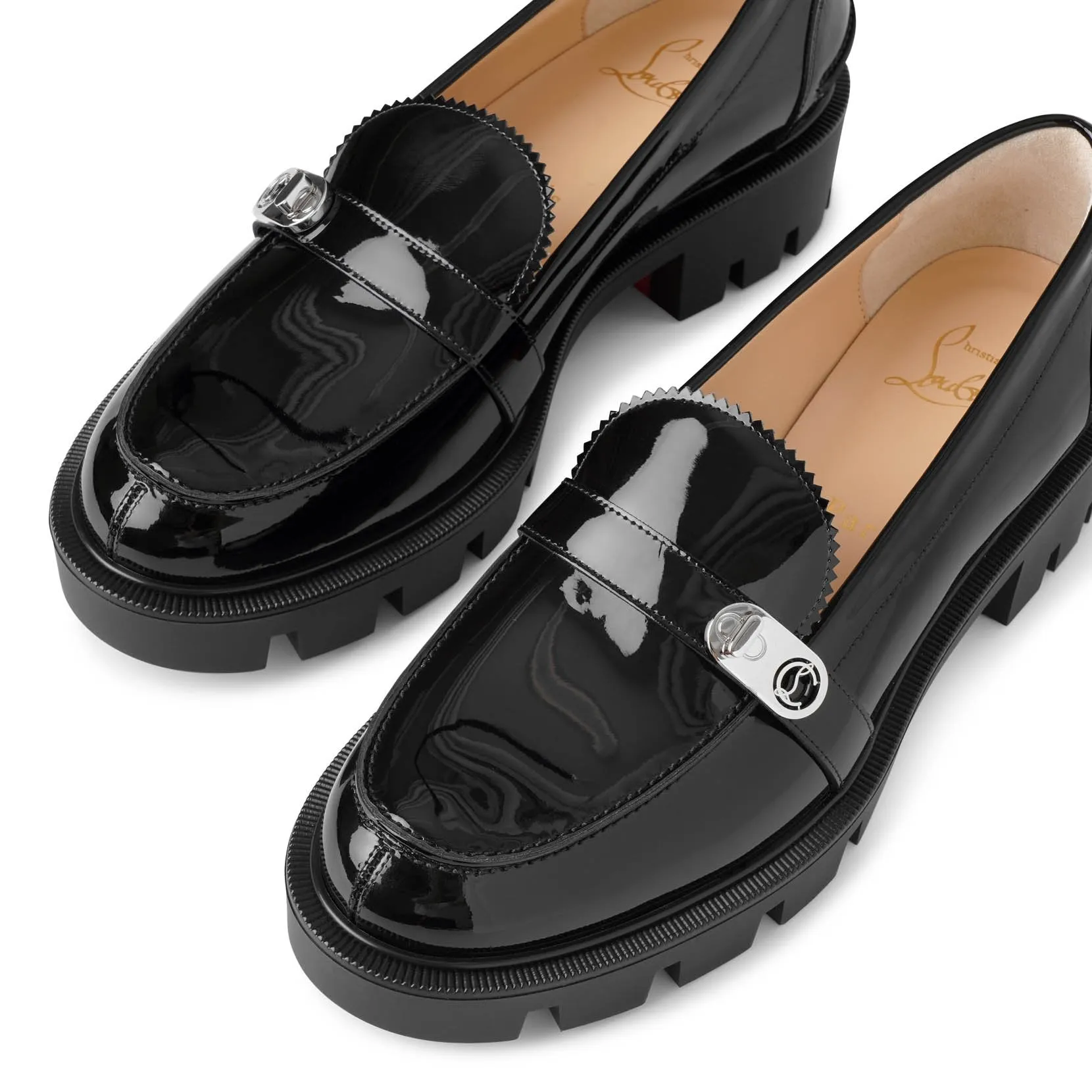 Lock Woody Flat patent loafers
