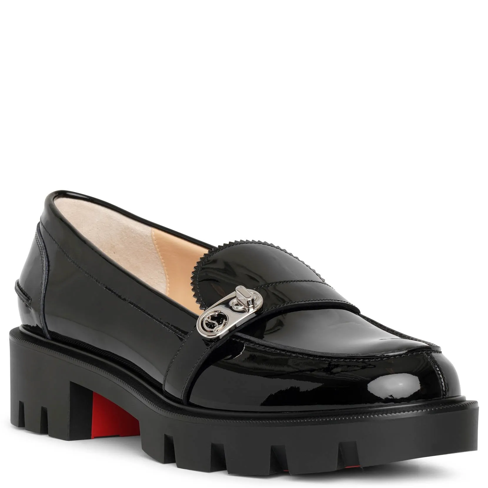 Lock Woody Flat patent loafers
