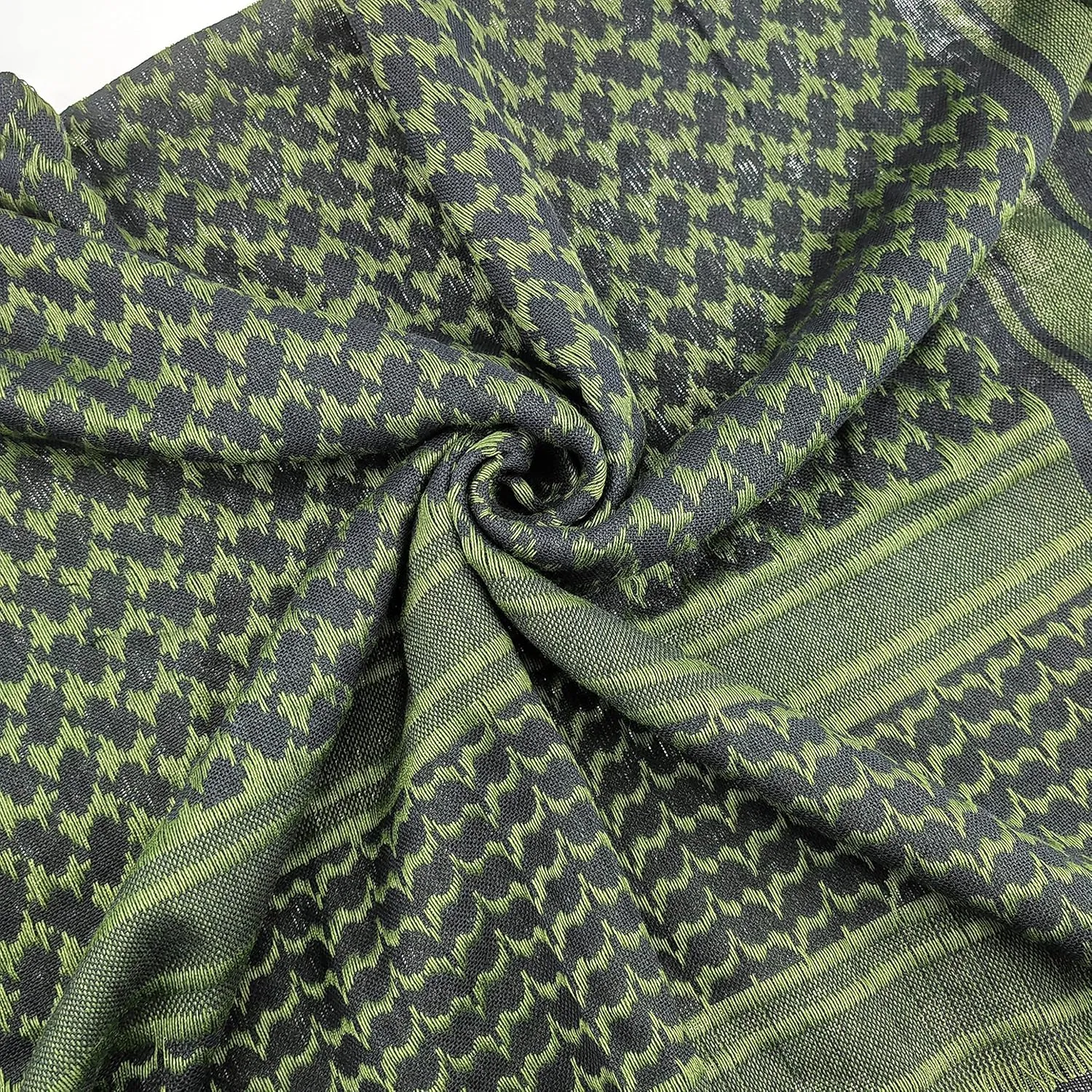 Luxns Military Shemagh Tactical Desert Scarf / 100% Cotton Keffiyeh Scarf Wrap for Men And Women
