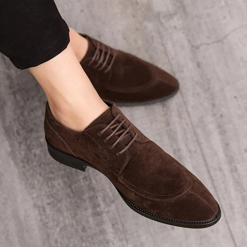 Men driving casual loafers lace up stitching stylish loafers