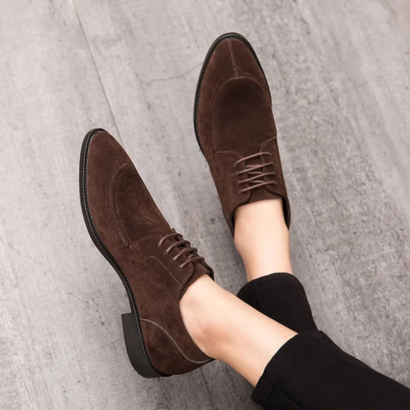 Men driving casual loafers lace up stitching stylish loafers