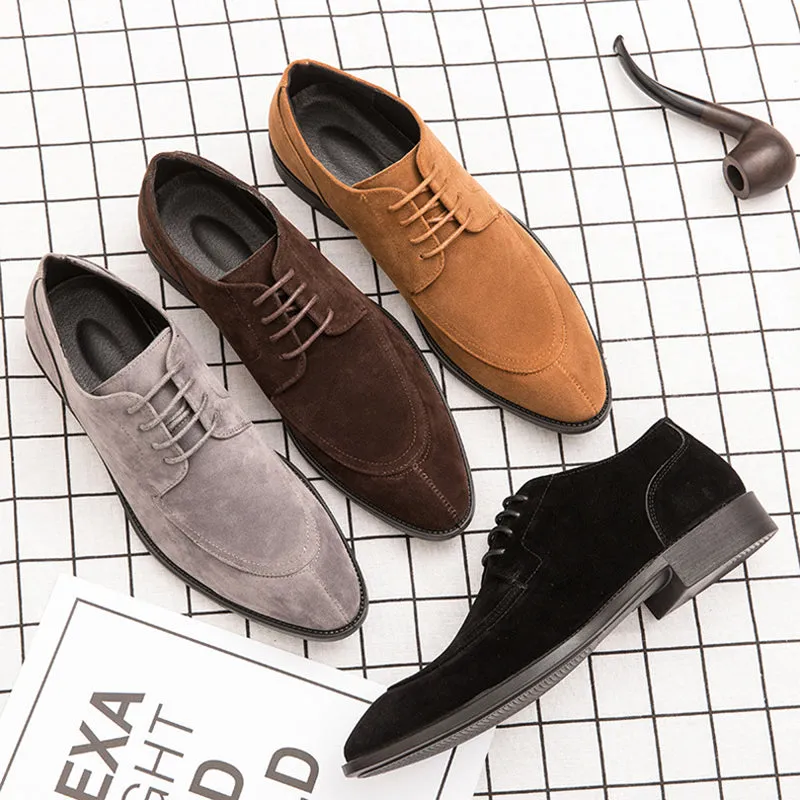 Men driving casual loafers lace up stitching stylish loafers