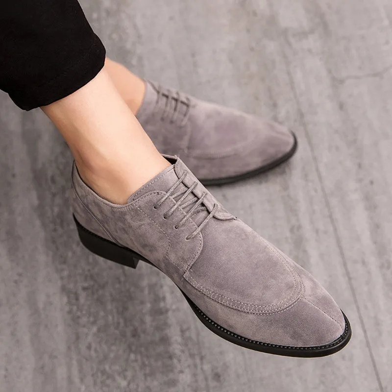 Men driving casual loafers lace up stitching stylish loafers