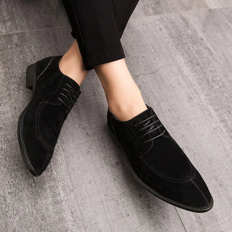 Men driving casual loafers lace up stitching stylish loafers