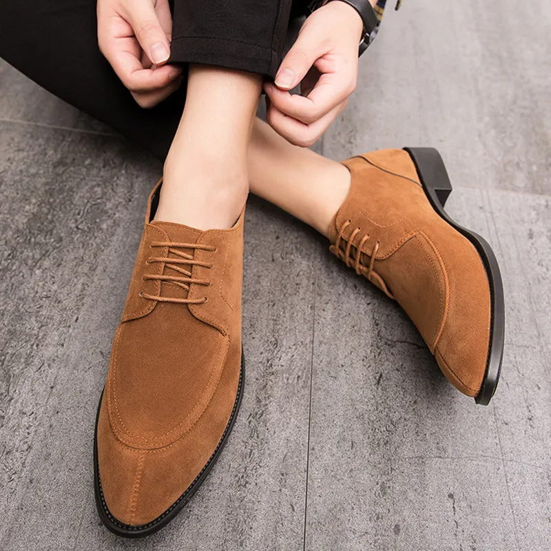 Men driving casual loafers lace up stitching stylish loafers