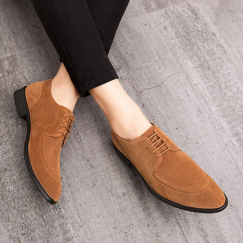 Men driving casual loafers lace up stitching stylish loafers