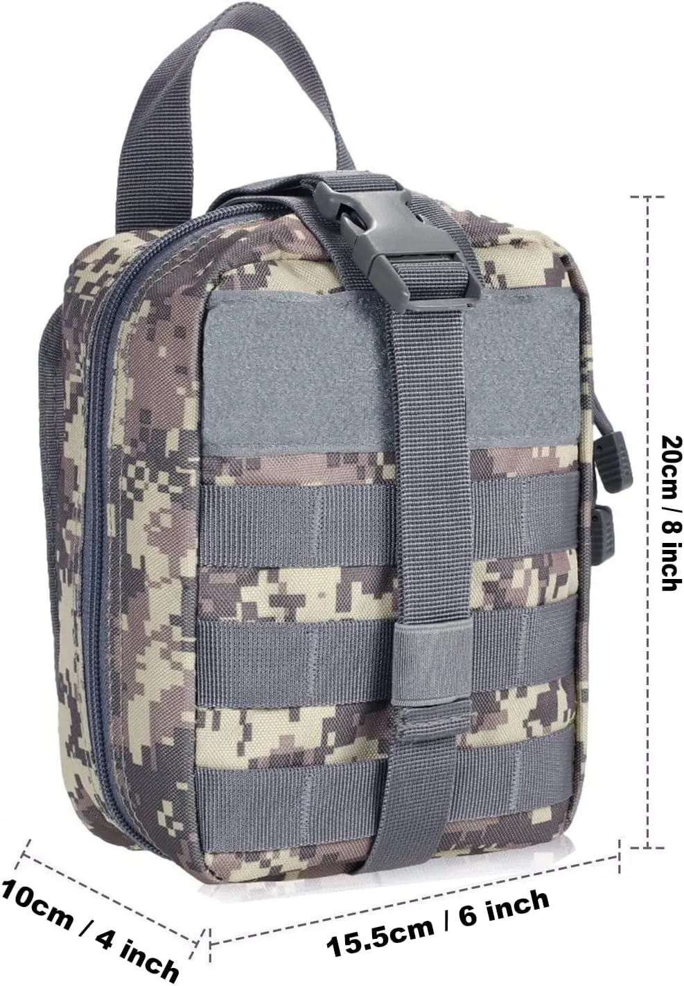 Molle First Aid Pouch Empty Medical Bag IFAK Tactical Rip-Away Pouches Small Bug Out Bags Trauma Medic Bag
