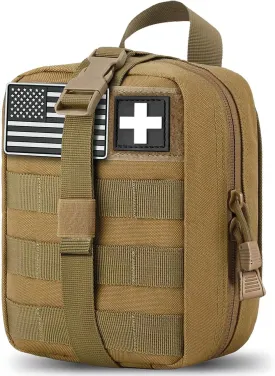 Molle First Aid Pouch Empty Medical Bag IFAK Tactical Rip-Away Pouches Small Bug Out Bags Trauma Medic Bag