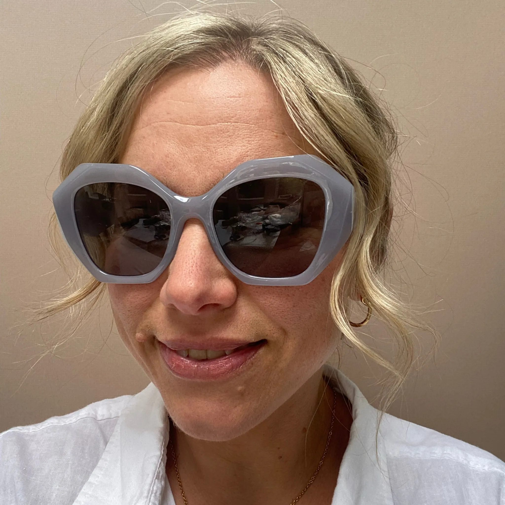 Octagonal Cat Eye Ladies Sunglasses
