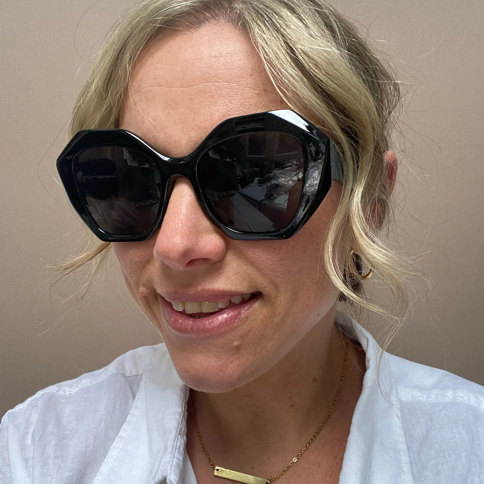 Octagonal Cat Eye Ladies Sunglasses