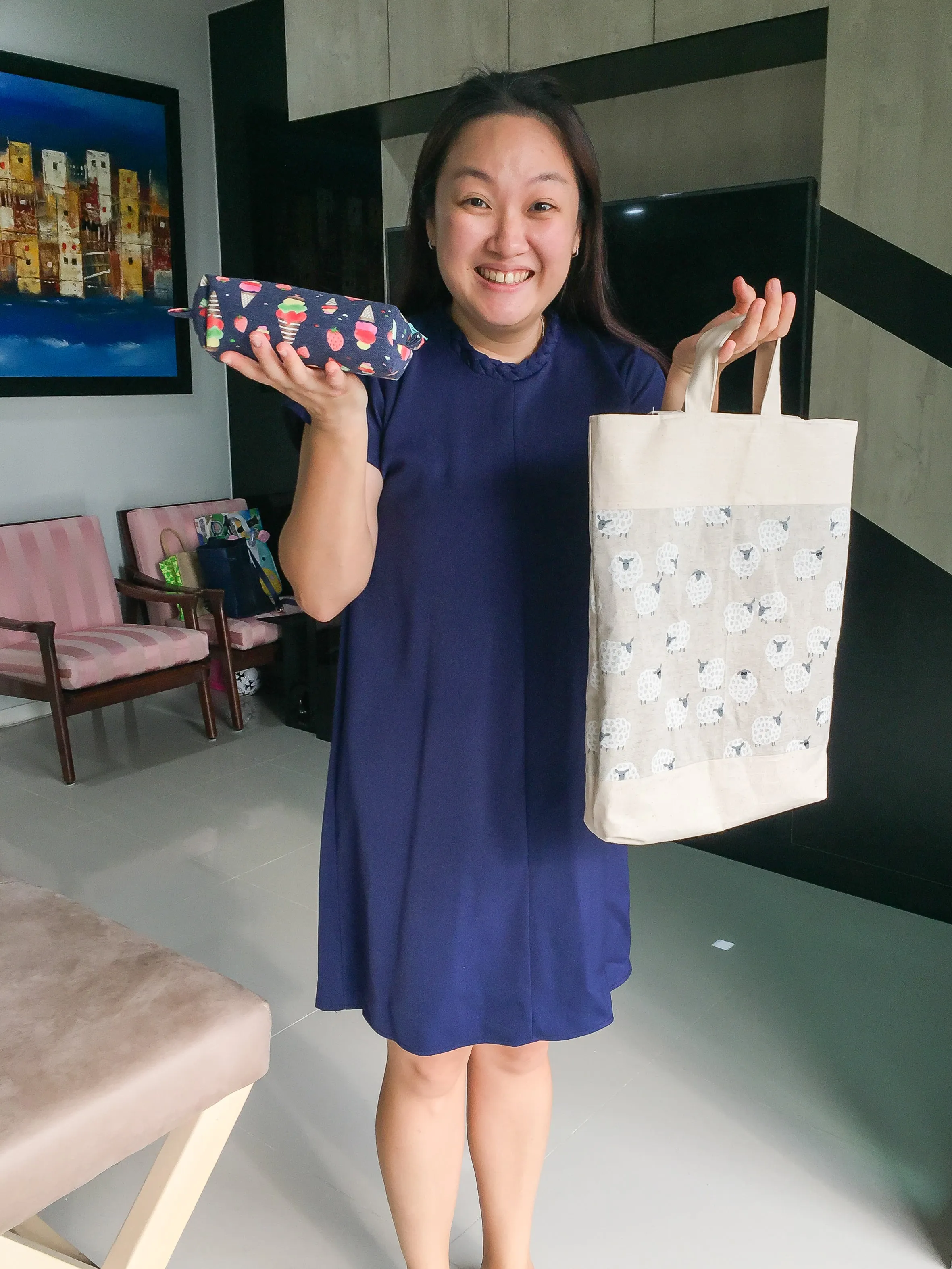 Papa Bear (Level 2) Japanese Cotton Tote Bag Sewing Workshop