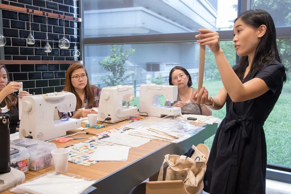 Papa Bear (Level 2) Japanese Cotton Tote Bag Sewing Workshop