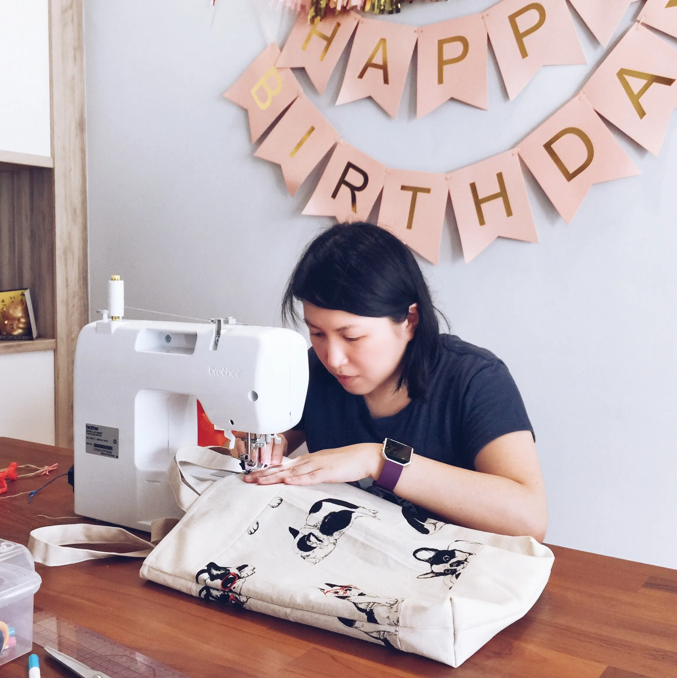Papa Bear (Level 2) Japanese Cotton Tote Bag Sewing Workshop
