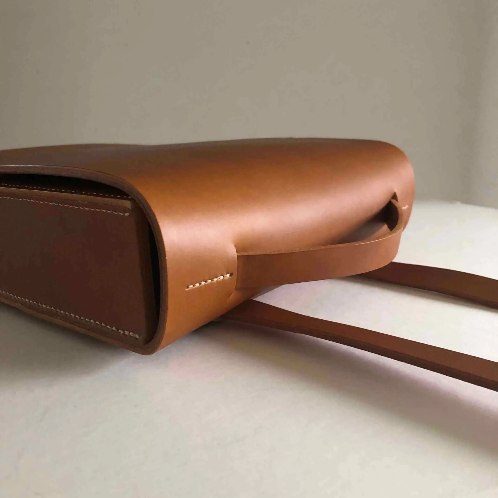 Pioneer Tan Leather Backpack