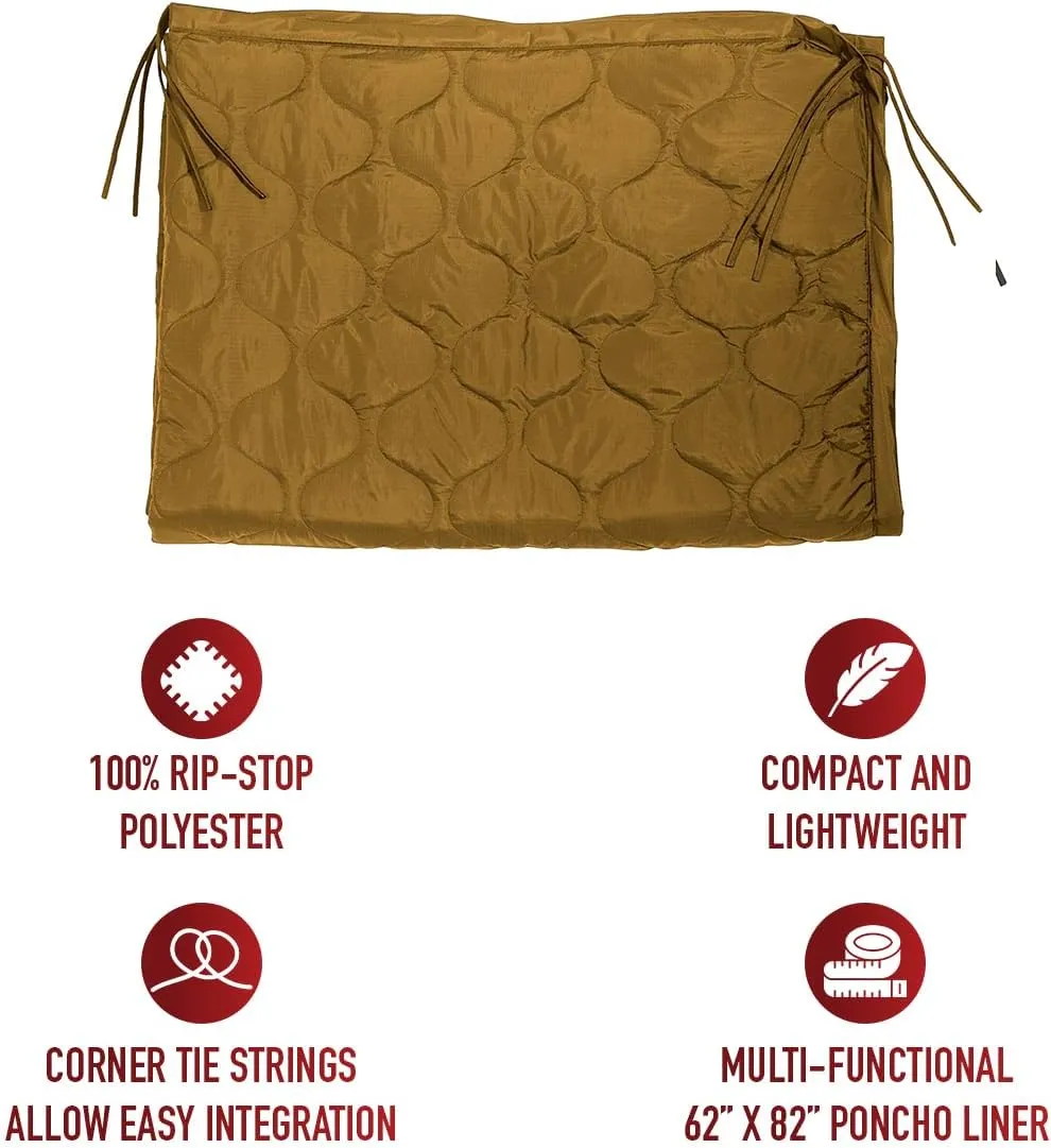 Rothco G.I. Type Poncho Liner - The Woobie for All-Weather Comfort