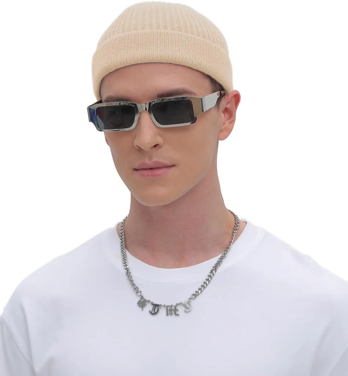 ROYBENS Swag Wool Short Fisherman Beanie for Men Women, Knit Cuff Trawler Beanie Watch Hat, Soft Spring Fall Skull Cap Unisex