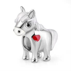 S925 Silver Animal Unicorn Charm For Bracelet and Necklace