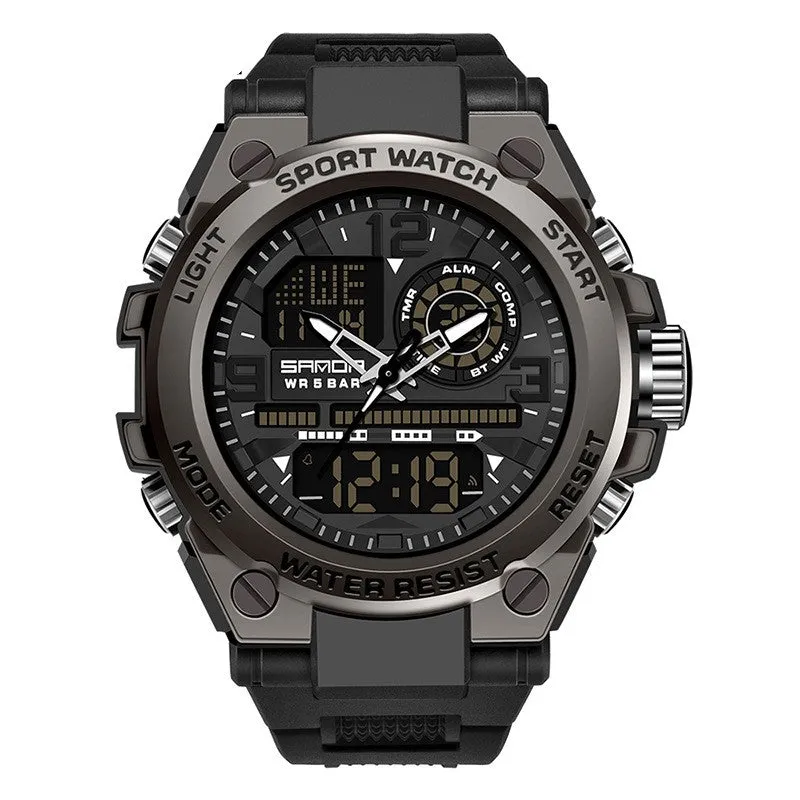 Sanda Trendy analog Digital Waterproof Watch For Men 739