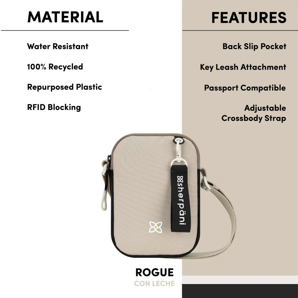 Sherpani Rogue Mini Con Leche Crossbody Bag (Women's)