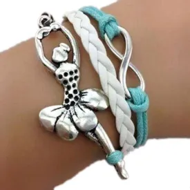The Ballerina Infinity & Dancing Girl Bracelet