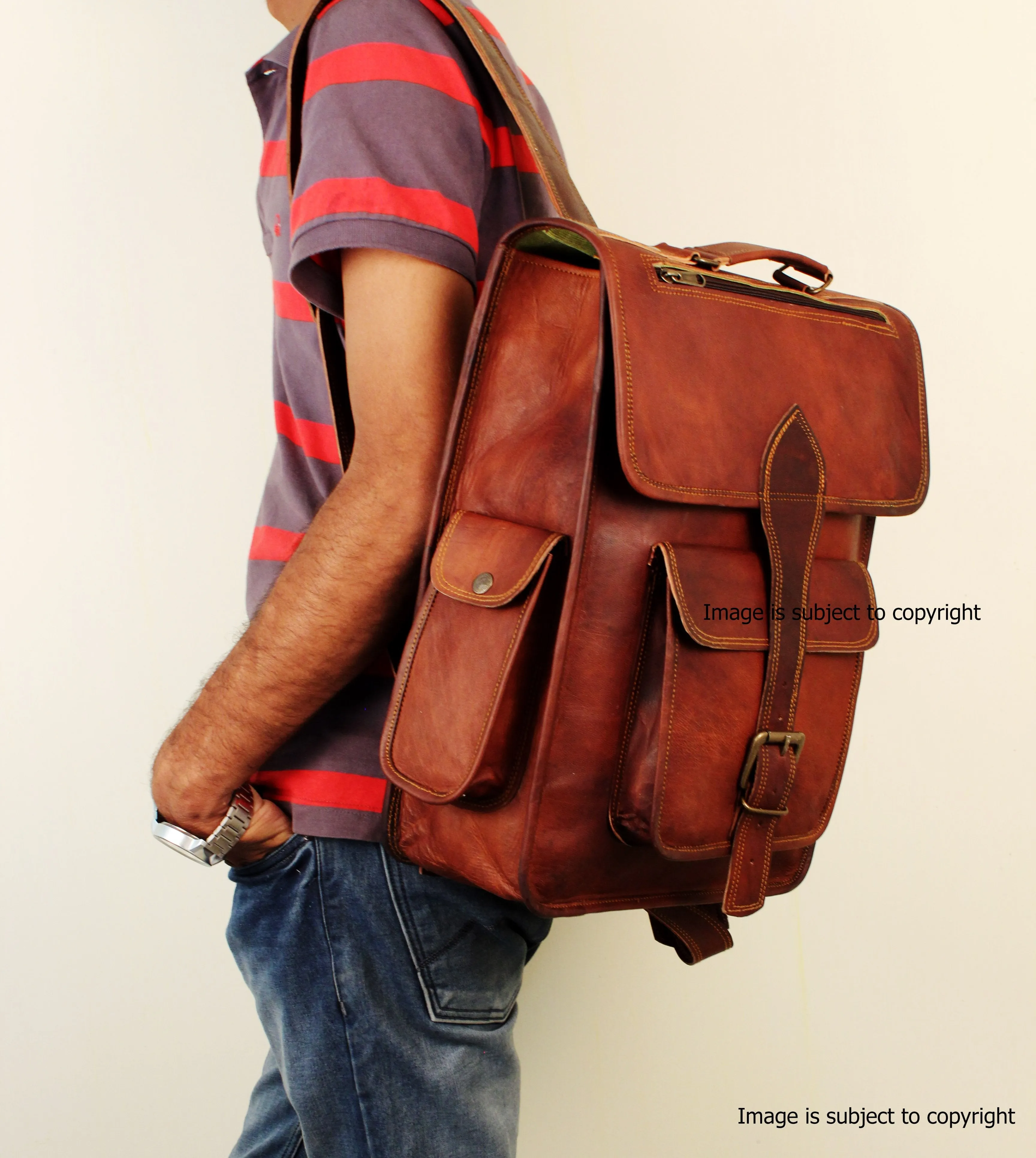 The Hughes Rustic Backpack