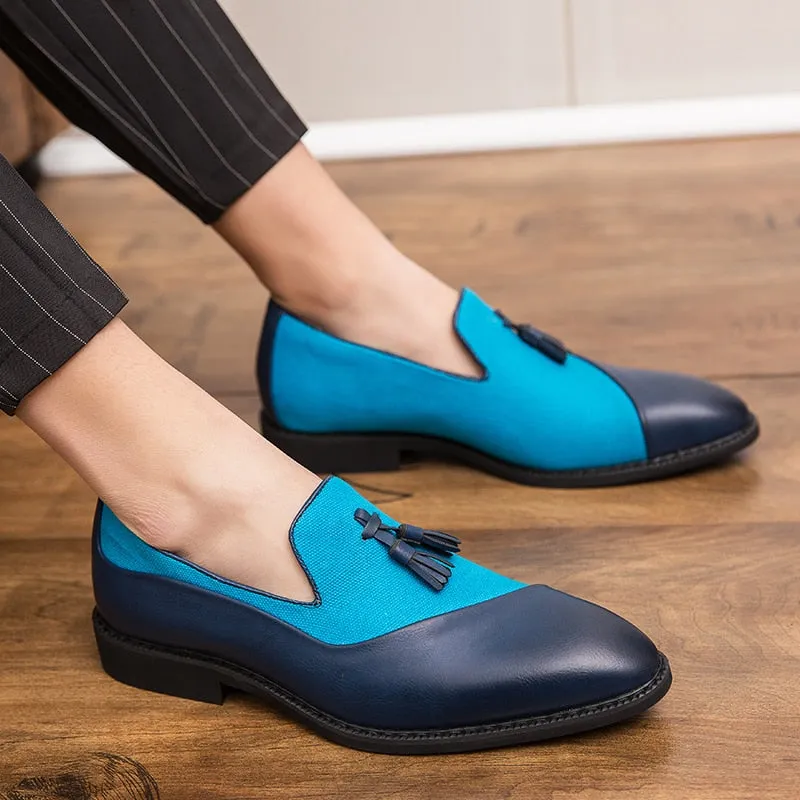 The Opulenza - Unique Design Tassel Leather Loafers