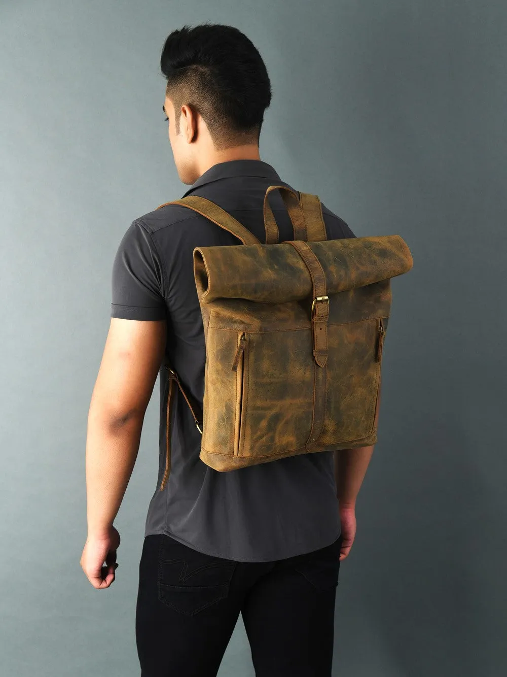 The Rugged Roll Top Backpack