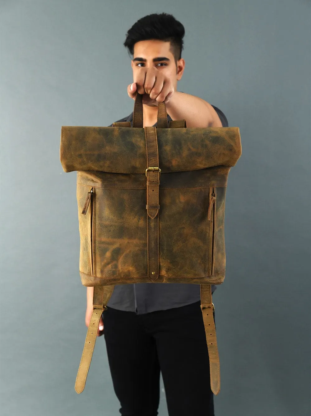 The Rugged Roll Top Backpack