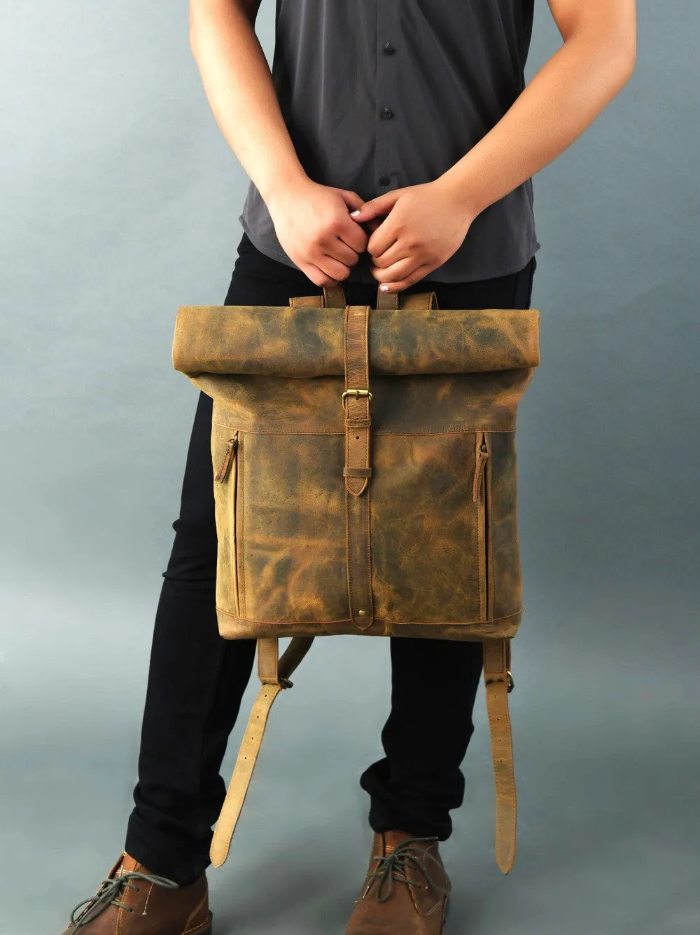 The Rugged Roll Top Backpack
