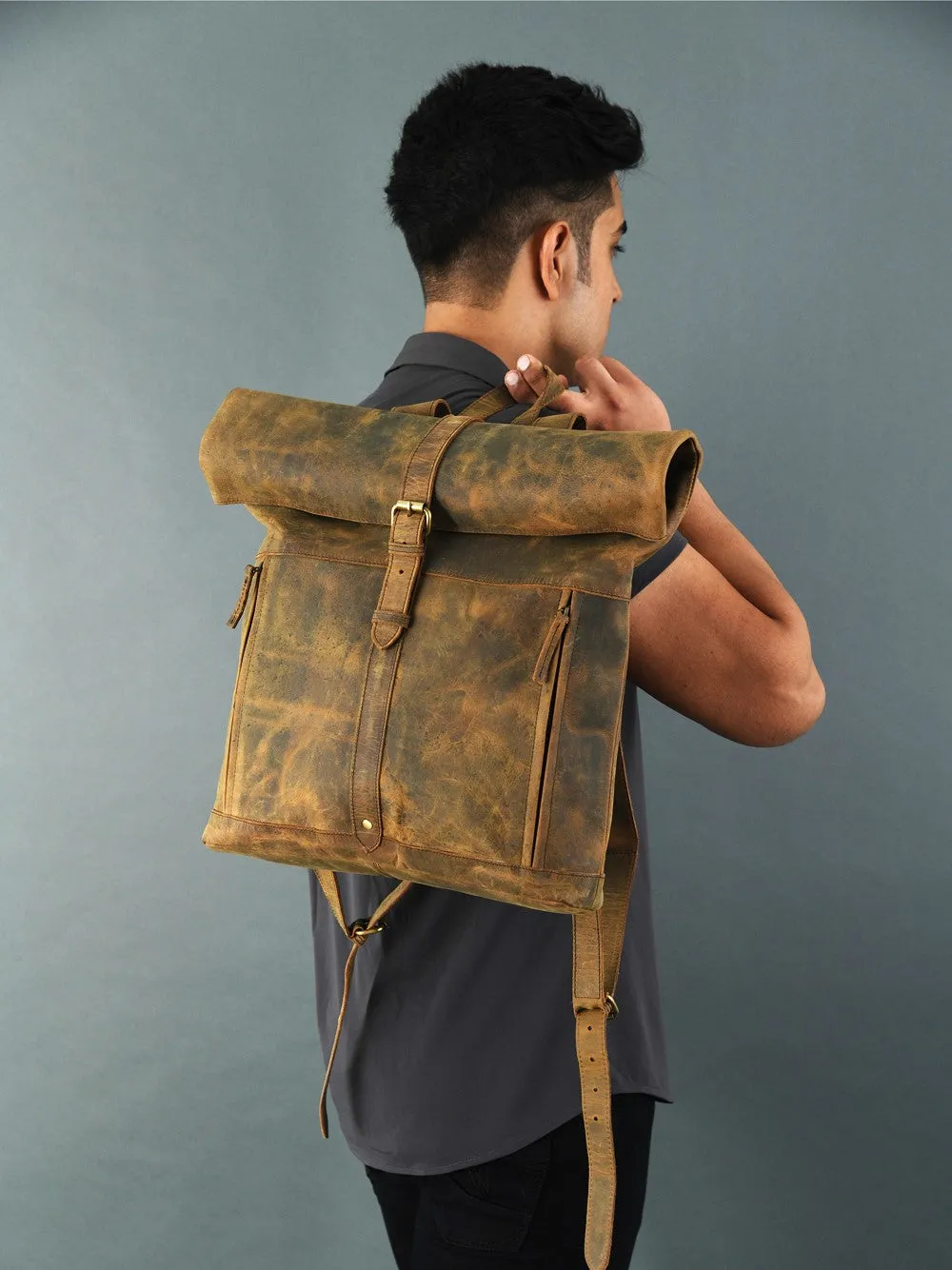 The Rugged Roll Top Backpack