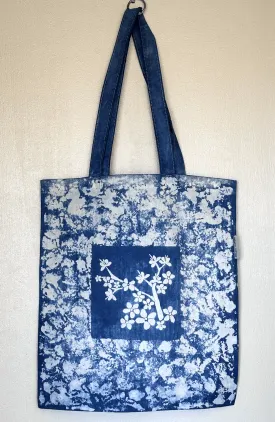 Tote Bag - Indigo/Clay Paste Resist