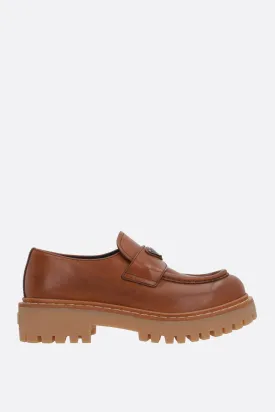 Triangle Logo Loafers
