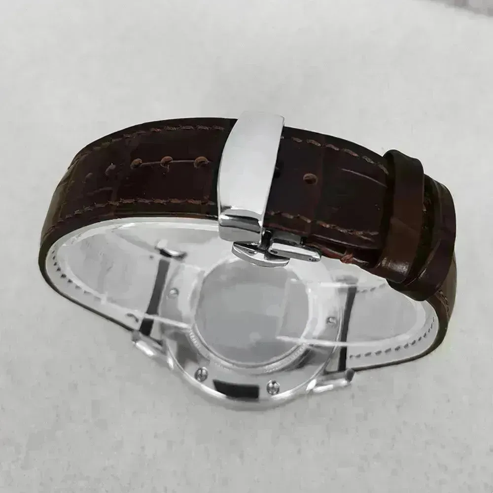 Watch Case 39mm Leather Watch Strap