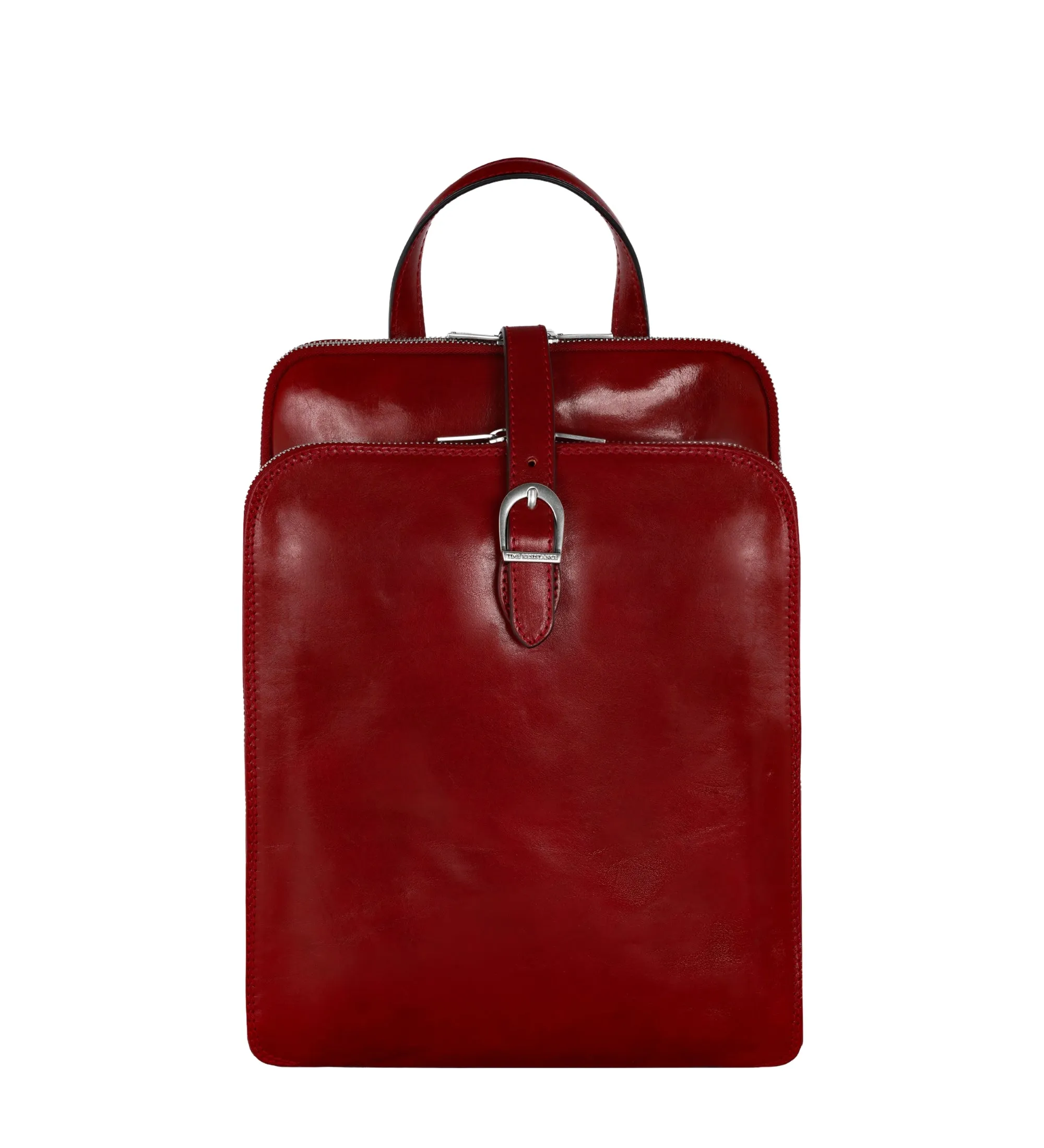 Womens Convertible Leather Backpack Shoulder Bag - Clarissa