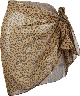 Women's Short Sarong Wrap Skirt Chiffon Swimsuit Cover up Beach Pareo Wraps