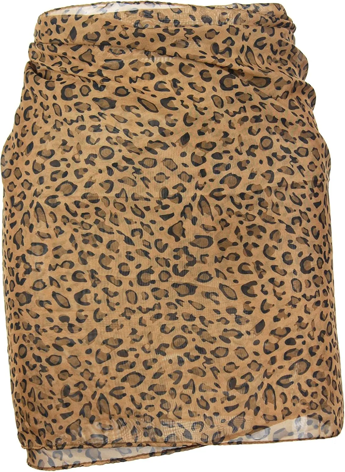 Women's Short Sarong Wrap Skirt Chiffon Swimsuit Cover up Beach Pareo Wraps